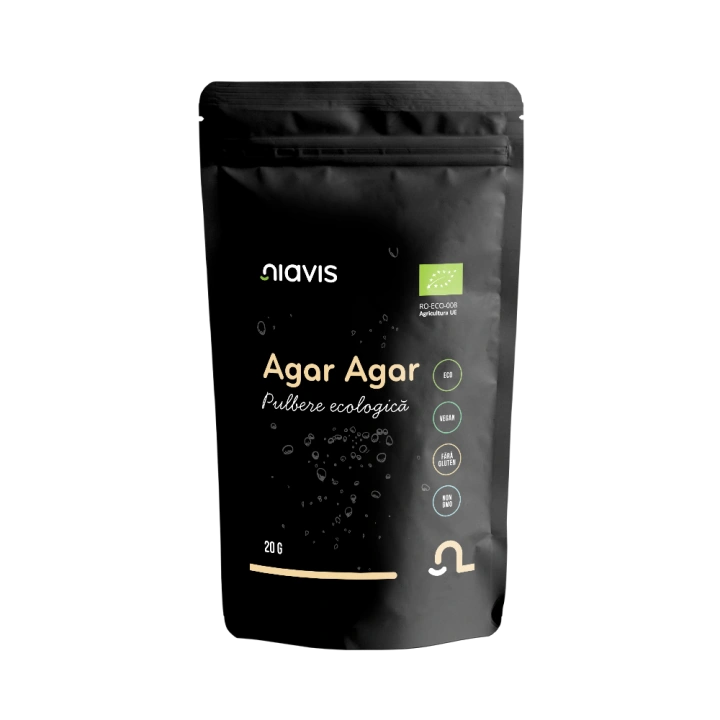 Agar - Agar Pulbere Ecologica /BIO 20g - Img 2