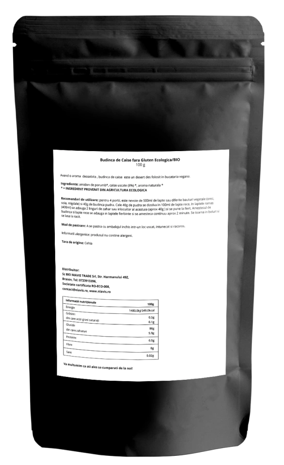 Budinca de Caise fara Gluten Ecologica/BIO 100g - Img 2