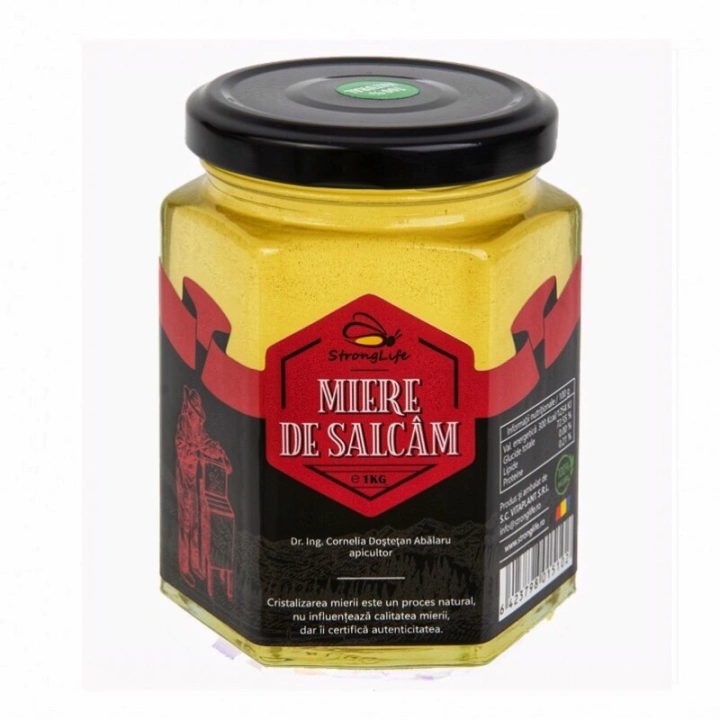 Miere de salcam 100% naturala - 1kg by Dr. Ing. Cornelia Dostetan Abalaru apicultor - Img 4