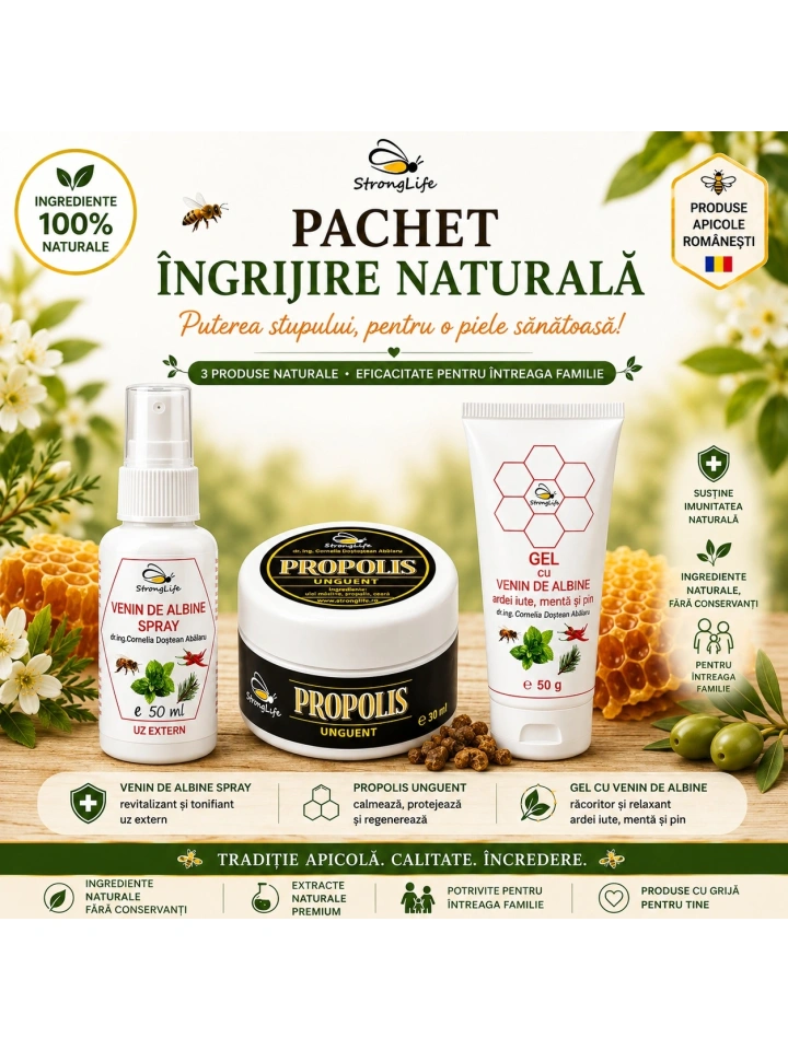 Pachet revigorare &amp; ingrijire – venin de albine și propolis - Img 2