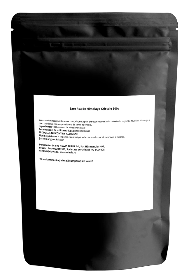Sare Roz de Himalaya Cristale 500g - Img 3