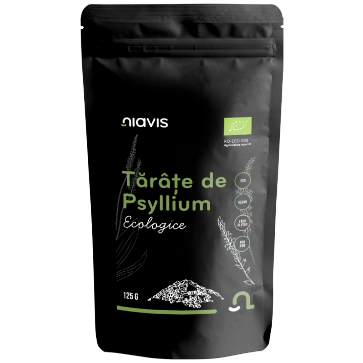 Tarate de Psyllium Ecologice/Bio 125g - Img 2