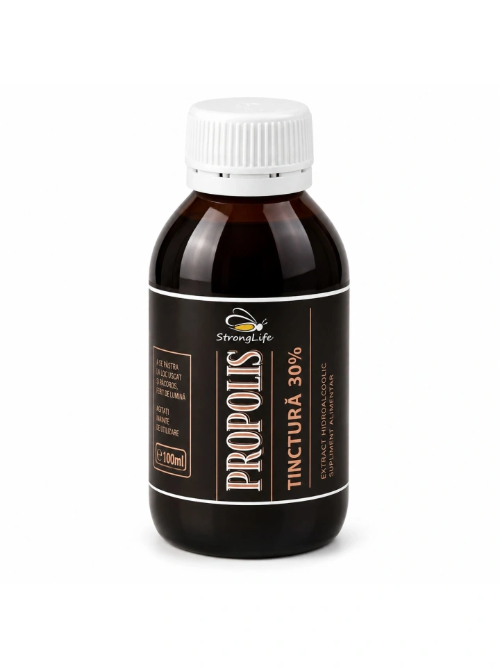 Tinctura de propolis 30% - 200ml by Dr. Ing. Cornelia Dostetan Abalaru apicultor - Img 3