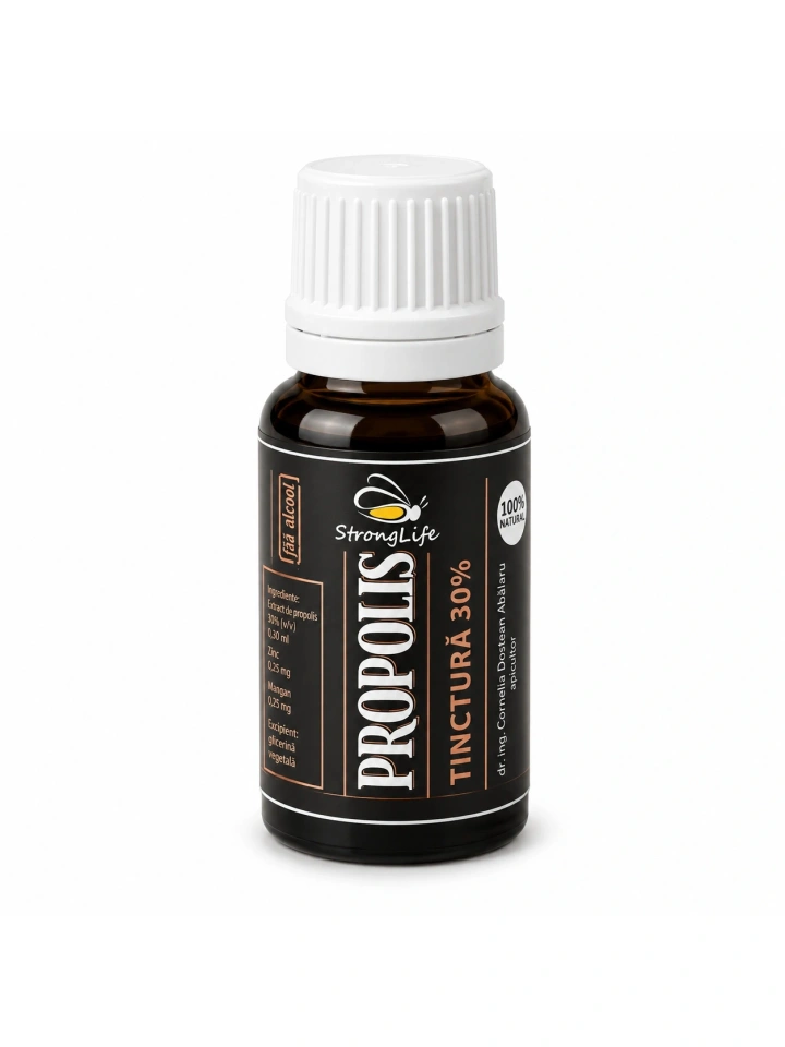Tinctura de propolis 30% - 20ml by Dr. Ing. Cornelia Dostetan Abalaru apicultor - Img 5