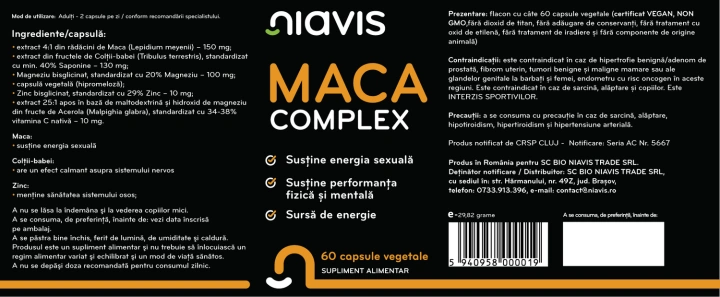 Maca Complex 60 cps - Img 2