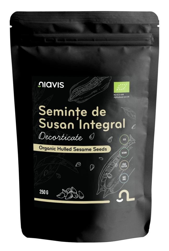 Seminte de Susan Integral Decorticate Ecologice/BIO 250g - Img 3