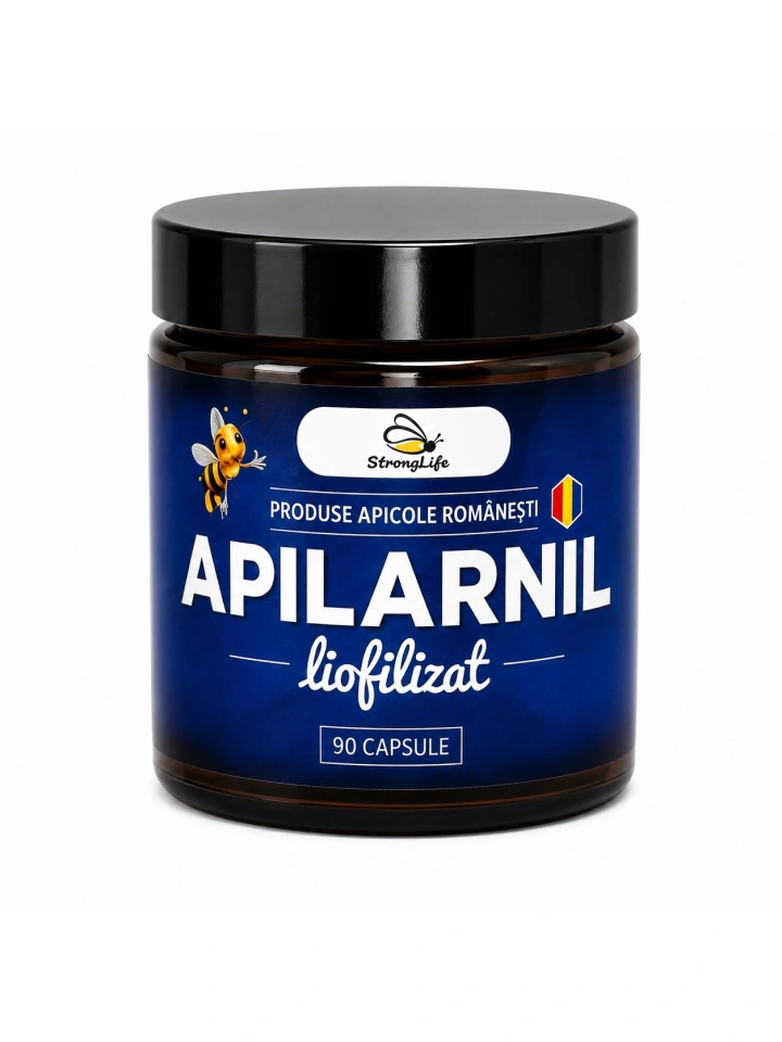 Apilarnil Liofilizat StrongLife - 90 capsule by Dr. Ing. Cornelia Dostetan Abalaru apicultor - Img 2