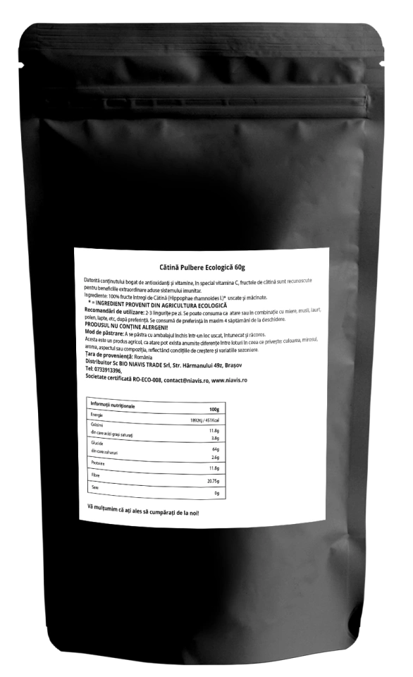 Catina Pulbere Ecologica/Bio 60g - Img 3