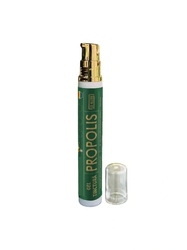 Gel Tinctura Propolis 30% StrongLife- 15ml by Dr. Ing. Cornelia Dostetan Abalaru apicultor - Img 5