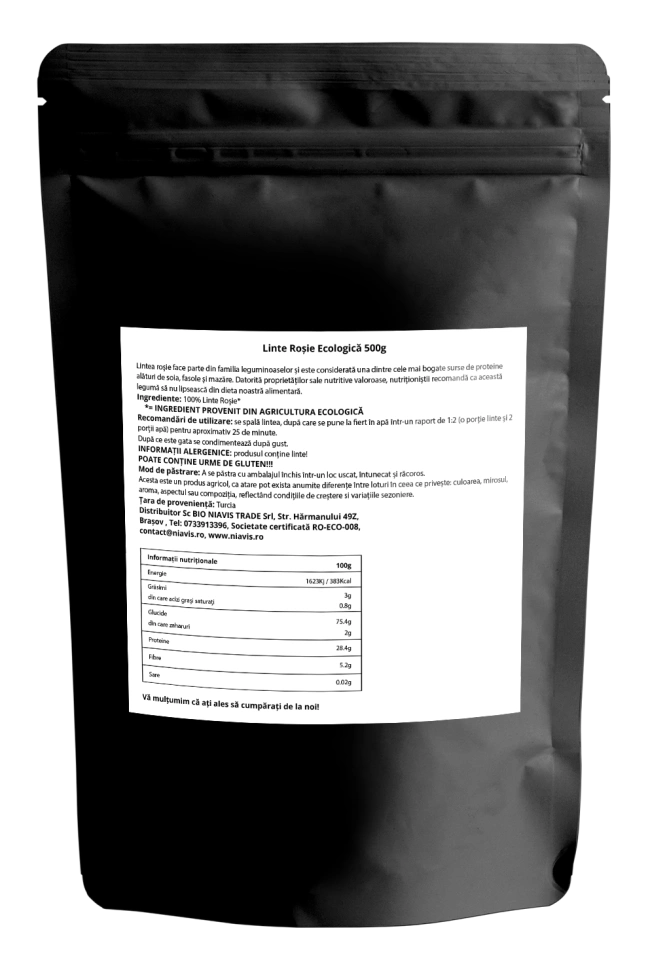 Linte Rosie Ecologica/BIO 500g - Img 3