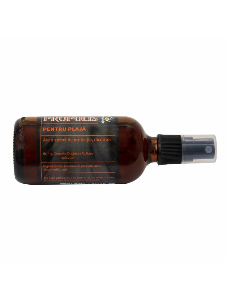 Spray cu propolis pentru plaja - 100ml by Dr. Ing. Cornelia Dostetan Abalaru apicultor - Img 5