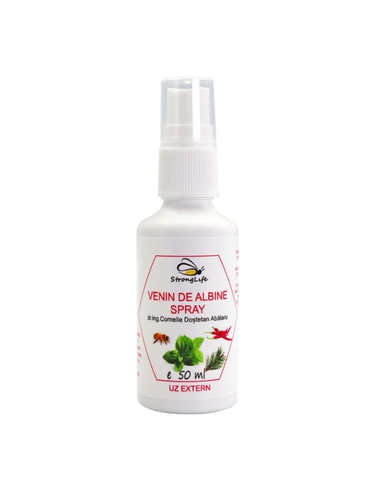 Spray cu venin de albine - 50ml by Dr. Ing. Cornelia Dostetan Abalaru apicultor - Img 4