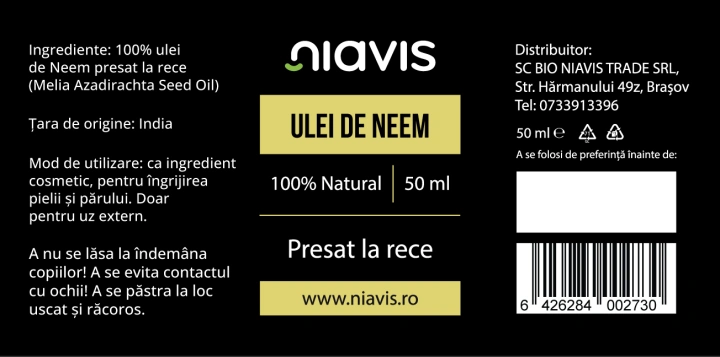 Ulei de Neem 50ml - Img 2