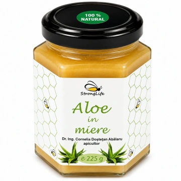 Aloe in miere - 225g by Dr. Ing. Cornelia Dostetan Abalaru apicultor