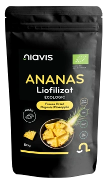 Ananas Liofilizat Bucati Ecologic/BIO 50g