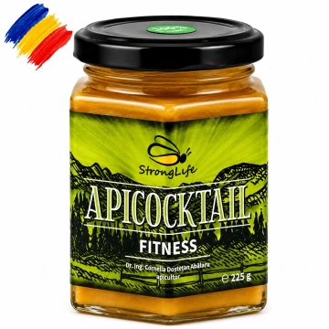 ApiCocktail® Fitness - 225g cocktail apicol pentru îmbunatatirea performantelor fizice si mentale by Dr. Ing. Cornelia Dostetan Abalaru apicultor