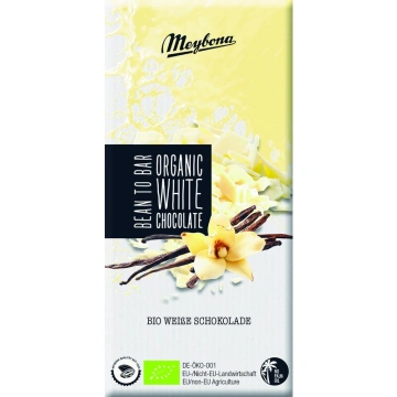 Ciocolata alba, bio, 100g, Meybona