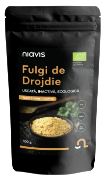Fulgi Ecologici de Drojdie Uscata Inactiva 100g