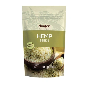 Seminte de canepa decorticate bio 200g Dragon Superfoods