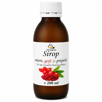 Sirop de goji si propolis cu miere de albine - 200ml by Dr. Ing. Cornelia Dostetan Abalaru apicultor - Img 4