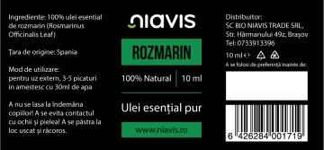 Ulei Esential de Rozmarin 10ml - Img 2