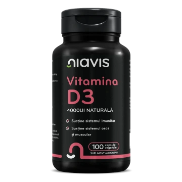 Vitamina D3 4000ui Naturala 100 cps
