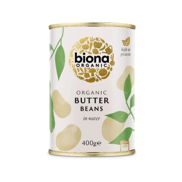 Fasole alba uriasa la conserva bio 400g Biona