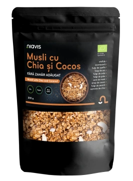 Musli cu Chia si Cocos Ecologic/BIO 200g