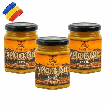 Pachet ApiCocktail® Forte - 3 x 225g cocktail-uri apicole pentru intarirea sistemului imunitar, revitalizarea și energizarea organismului by Dr. Ing. Cornelia Dostetan Abalaru apicultor - Img 3