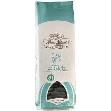 Paste din orez cu spirulina bio 250g Pasta Natura