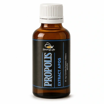 Propolis extract natural apos - 50 ml by Dr. Ing. Cornelia Dostetan Abalaru apicultor - Img 4