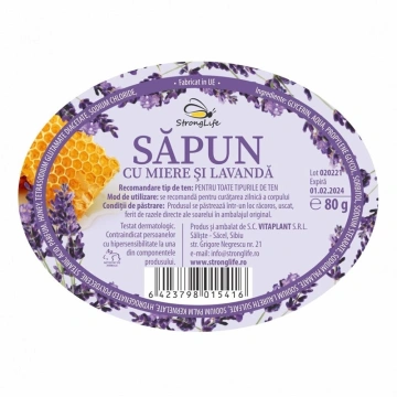 Sapun natural cu miere si lavanda - 80g by Dr. Ing. Cornelia Dostetan Abalaru apicultor - Img 5
