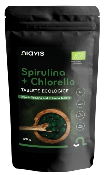 Spirulina + Chlorella Tablete Ecologice/BIO 125g