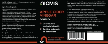 Apple Cider Vinegar Complex 60cps - Img 2