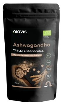 Ashwagandha Tablete Ecologice/BIO 125g