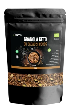 Granola Keto cu Cacao si Cocos Ecologica/BIO 200g