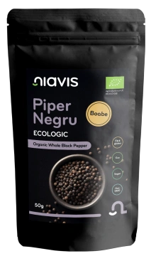 Piper Negru Boabe Ecologic/Bio 50g