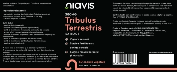 Tribulus Terrestris Extract 380mg 60cps - Img 2