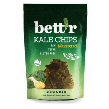Chips din kale cu mustar bio 30g Bettr