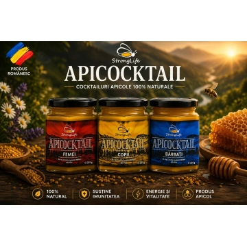 Pachet ApiCocktail® - 675g cocktail-uri apicole pentru cresterea imunitatii intregii familii by Dr. Ing. Cornelia Dostetan Abalaru apicultor - Img 2