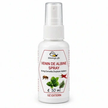 Spray cu venin de albine - 50ml by Dr. Ing. Cornelia Dostetan Abalaru apicultor - Img 3