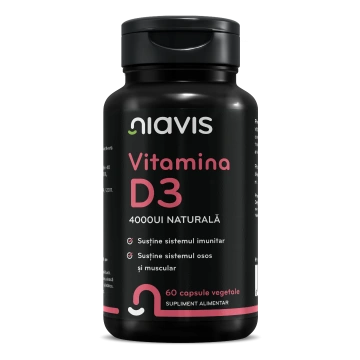Vitamina D3 4000ui Naturala 60 cps