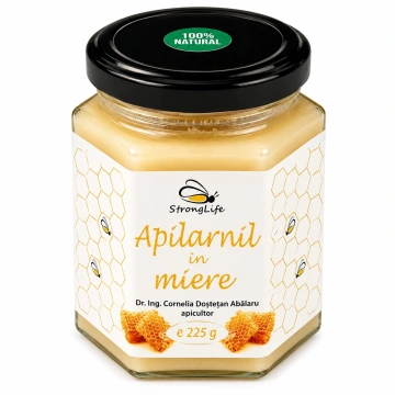 Apilarnil in miere - 225g by Dr. Ing. Cornelia Dostetan Abalaru apicultor