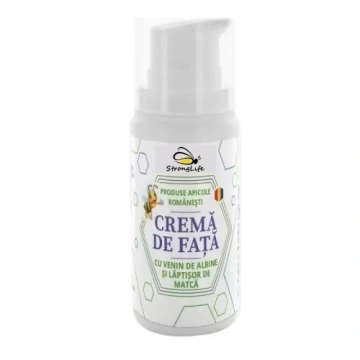 Crema de fata cu venin de albine si laptisor de matca StrongLife - 35g by Dr. Ing. Cornelia Dostetan Abalaru apicultor - Img 4