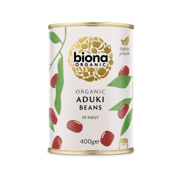 Fasole azuki boabe la conserva bio 400g Biona