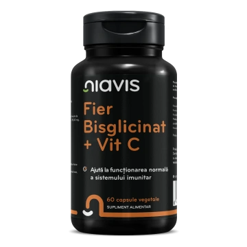 Fier Bisglicinat + Vitamina C 60cps