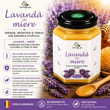 Lavanda in miere - 225g by Dr. Ing. Cornelia Dostetan Abalaru apicultor - Img 3