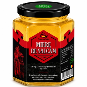 Miere de salcam 100% naturala - 1kg by Dr. Ing. Cornelia Dostetan Abalaru apicultor - Img 3