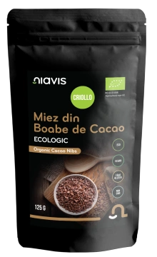 Miez din Boabe de Cacao Criollo Ecologice/BIO 125g