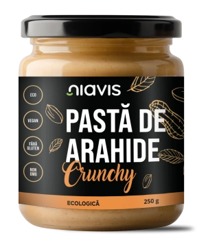 Pasta de Arahide Crunchy Ecologica/BIO 250g - Img 2